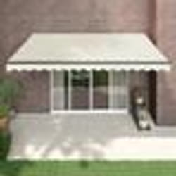 vidaXL Auvent rétractable automatique crème 5x3 m