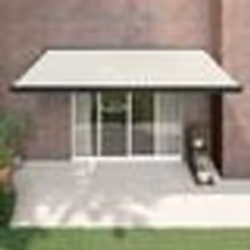vidaXL Auvent rétractable crème 4x3 m tissu et aluminium