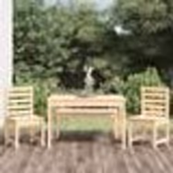 vidaXL Ensemble à manger de jardin 4 pcs bois massif de pin