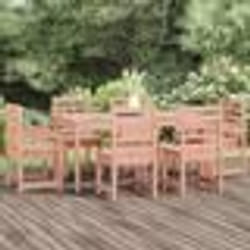 vidaXL Ensemble à manger de jardin 7 pcs bois massif Douglas