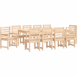 Cet ensemble à manger de jardin classique en bois est parfait pour une utilisation à l'extérieur et est conçu pour être le po ...