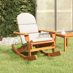 Vidaxl - Chaise à bascule Adirondack avec coussins bois massif d'acacia