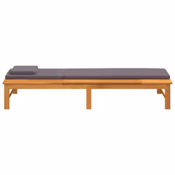 VidaXL 362154 chaise d'extérieur Linge Siège rembourré Bois d'acacia Gris - Vue supplémentaire 6