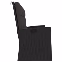 VidaXL 362183 banc de jardin Rotin, Acier - Vue supplémentaire 4