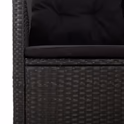 VidaXL 362183 banc de jardin Rotin, Acier - Vue supplémentaire 7