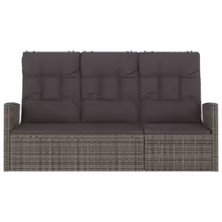 VidaXL 362184 banc de jardin Rotin, Acier - Vue supplémentaire 3