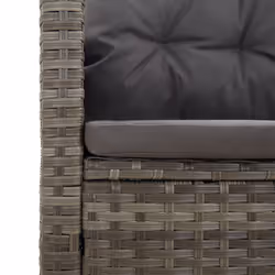 VidaXL 362184 banc de jardin Rotin, Acier - Vue supplémentaire 7