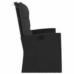 VidaXL 362185 banc de jardin Rotin, Acier - Vue supplémentaire 4