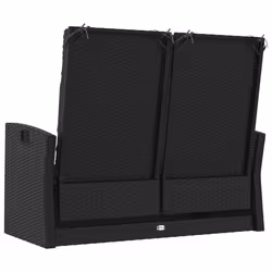 VidaXL 362185 banc de jardin Rotin, Acier - Vue supplémentaire 5