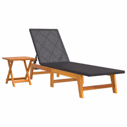 VidaXL 319727, Linge, Bois d'acacia, Noir, Marron, 400 mm, 400 mm, 400 mm