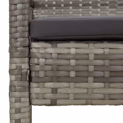 VidaXL 362167 banc de jardin Rotin, Acier - Vue supplémentaire 6