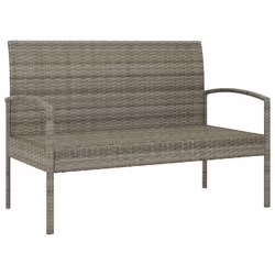 VidaXL 362167 banc de jardin Rotin, Acier - Vue supplémentaire 7