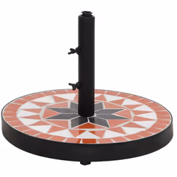 Cette base de parasol est particulièrement élégante et fonctionnelle. Elle permet de fixer votre parasol en toute sécurité to ...
