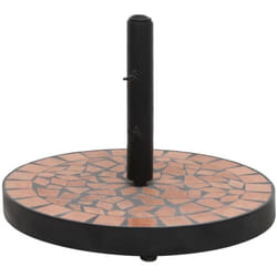 Base de parasol terre cuite rond 12 kg Vidaxl