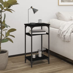 Vidaxl - Table d'appoint Noir 40x30x75 cm Bois d'ingénierie