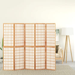 vidaXL Cloison de séparation pliable 5 panneaux 200x170 cm