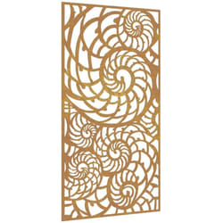 Vidaxl - Décoration murale de jardin 105x55 cm acier corten design coque
