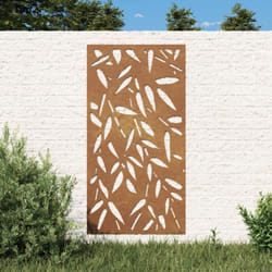 Vidaxl - Décoration murale jardin 105x55 cm design de feuille de bambou