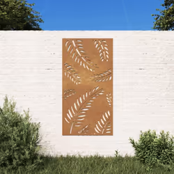 Transformez un mur vide ou une clôture en chef-d'œuvre avec cette décoration murale de jardin. Matériau durable : acier corte ...