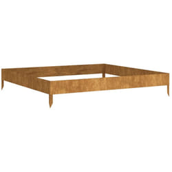 Vidaxl - Lit surélevé de jardin 100x100x18,5 cm acier corten