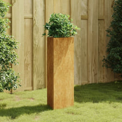 Vidaxl - Jardinière 30x26x75 cm acier corten