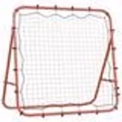 vidaXL Filet de rebond de football réglable 96x80x96 cm acier et PE