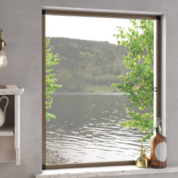 vidaXL Moustiquaire pour fenêtres Marron 80x100 cm