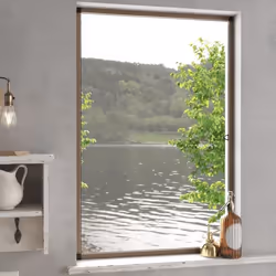 vidaXL Moustiquaire pour fenêtres Marron 80x120 cm