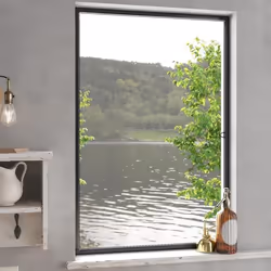 vidaXL Moustiquaire pour fenêtres Anthracite 90x120 cm