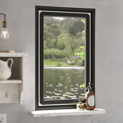 vidaXL Moustiquaire magnétique pour fenêtres blanc 80x140 cm