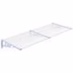vidaXL Auvent de porte Gris et transparent 239x90 cm Polycarbonate