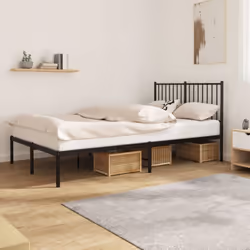 Si vous recherchez un cadre de lit robuste pour votre chambre à coucher, ce cadre de lit classique au design élégant et intem ...