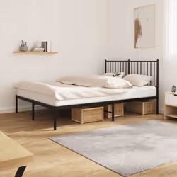 Si vous recherchez un cadre de lit robuste pour votre chambre à coucher, ce cadre de lit classique au design élégant et intem ...