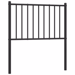 VidaXL 350890, Noir, Acier, 75 cm, 800 mm, 90 cm, 30 mm