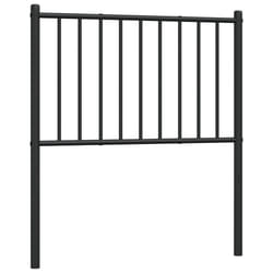VidaXL 350890 tête de lit et pied de lit Noir