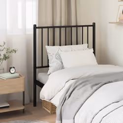 VidaXL 350890 tête de lit et pied de lit Noir