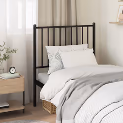 VidaXL 350891 tête de lit et pied de lit Noir