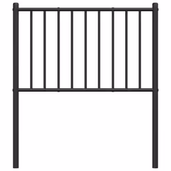 VidaXL 350893 tête de lit et pied de lit Noir - Vue supplémentaire 4