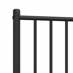VidaXL 350893 tête de lit et pied de lit Noir - Vue supplémentaire 5