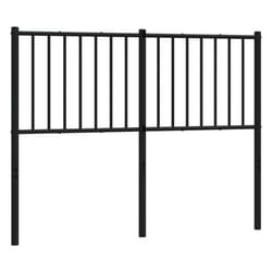 VidaXL 350895 tête de lit et pied de lit Noir