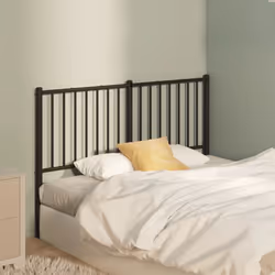 VidaXL 350895 tête de lit et pied de lit Noir