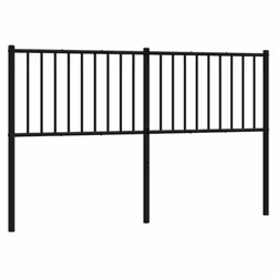 VidaXL 350899, Noir, Acier, 160 cm, 1660 mm, 90 cm, 30 mm