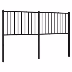 VidaXL 350899 tête de lit et pied de lit Noir - Vue supplémentaire 5