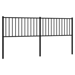 VidaXL 350901 tête de lit et pied de lit Noir