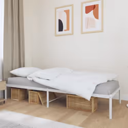 Si vous recherchez un cadre de lit robuste pour votre chambre à coucher, ce cadre de lit classique au design élégant et intem ...