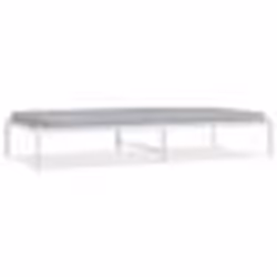 vidaXL Cadre de lit métal sans matelas blanc 90x200 cm - 90 x 200 cm