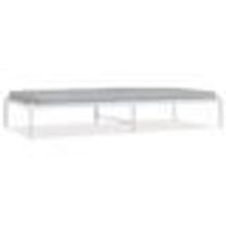 vidaXL Cadre de lit métal sans matelas blanc 90x200 cm - 90 x 200 cm