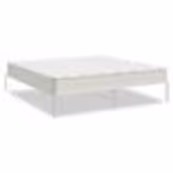 vidaXL Cadre de lit métal sans matelas blanc 180x200 cm - 80 x 200 cm
