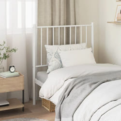 Tête de lit métal blanc 75 cm Vidaxl