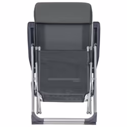 VidaXL 360145 chaise d'extérieur Terrace Aluminium, Textile Gris - Vue supplémentaire 4